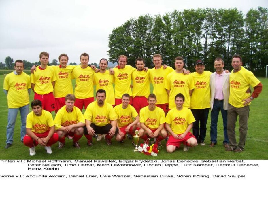 Staffelmeister der 3. Kreisklasse 2 FC Eintracht Northeim 3